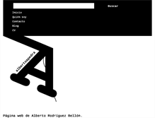 Tablet Screenshot of albertoapedra.com